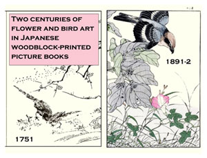 Two Centuries of Flower And Bird Art in Japanese Woodblock-Printed Picture Books Exhibition
